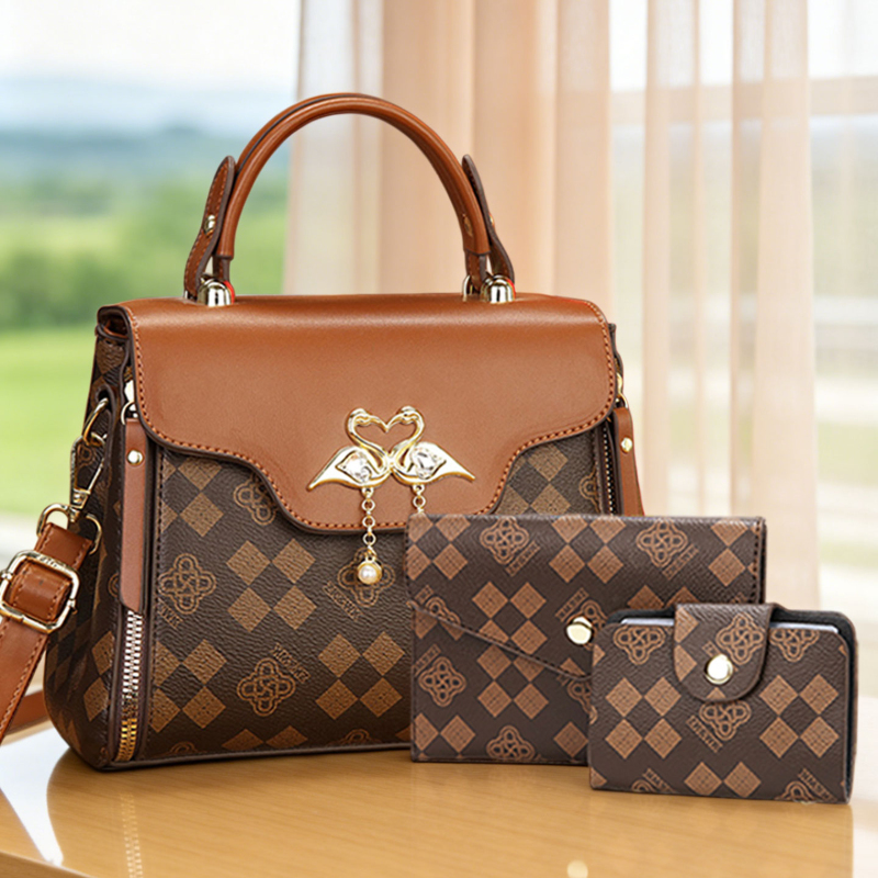 Luxury Bags - 3-piece women's bag set, light luxury