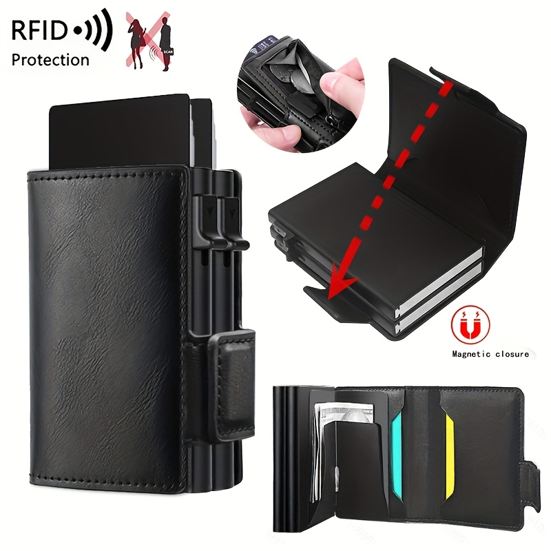 Luxury Bags Lv - 2026 New double-layer Pu Leather RFID